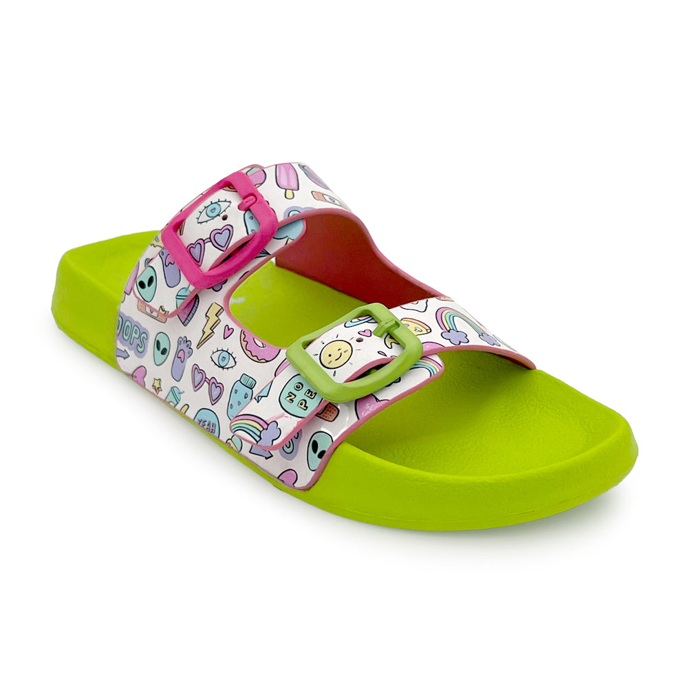 Splash-Steps Multi Pop-Art Printed Waterproof Sandal - Hopits