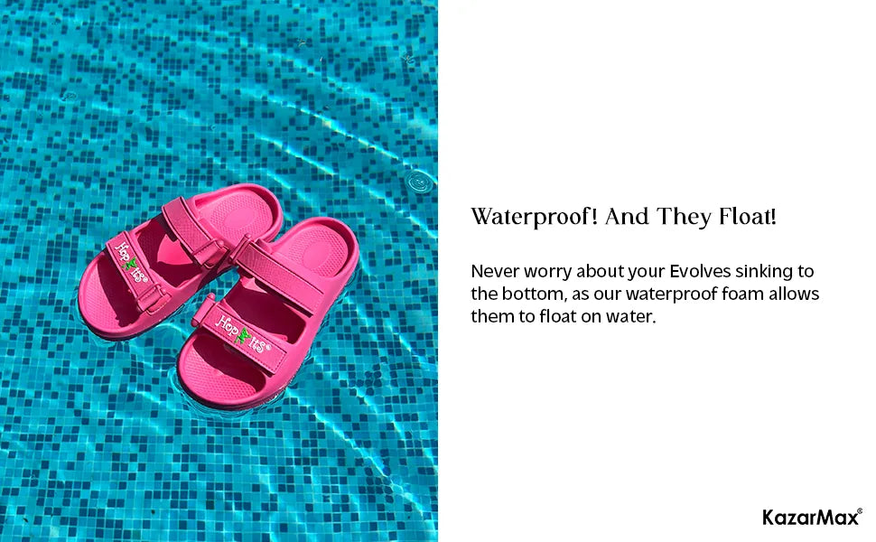 Evolve Boys Black Soccer Waterproof Sandals