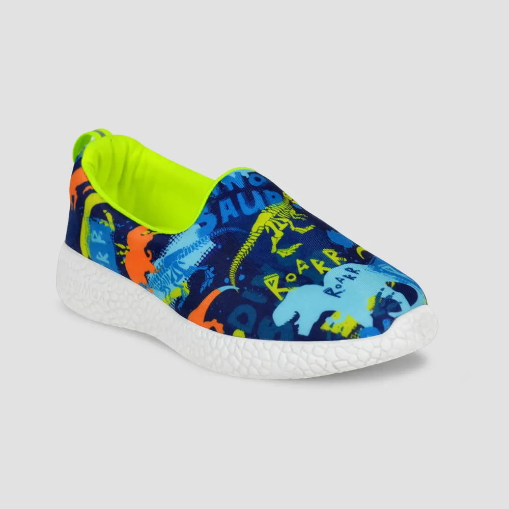 Explorer - Neon Dino Loafers - Hopits