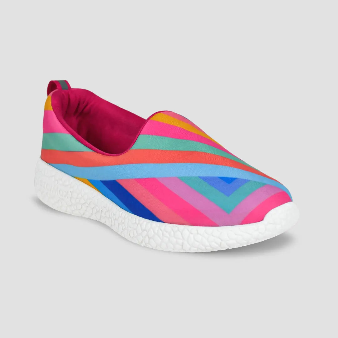 Explorer - Illusion Stripes Loafers - Hopits