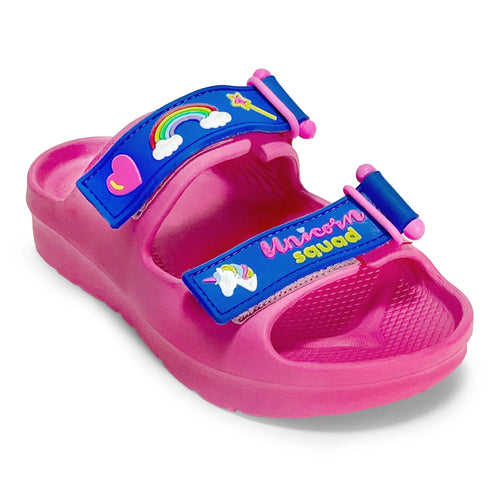 Evolve- Hopits Girls Pink Cupcake Water Proof Sandal - Hopits