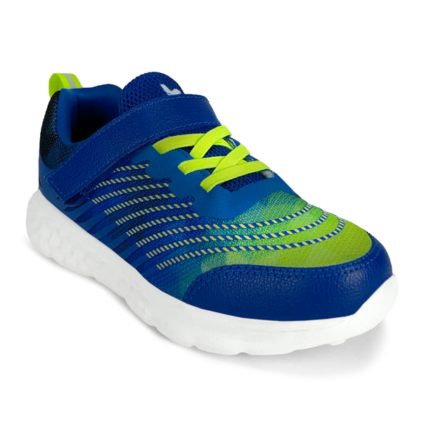 Surge Boys Navy Green Sneakers alternate