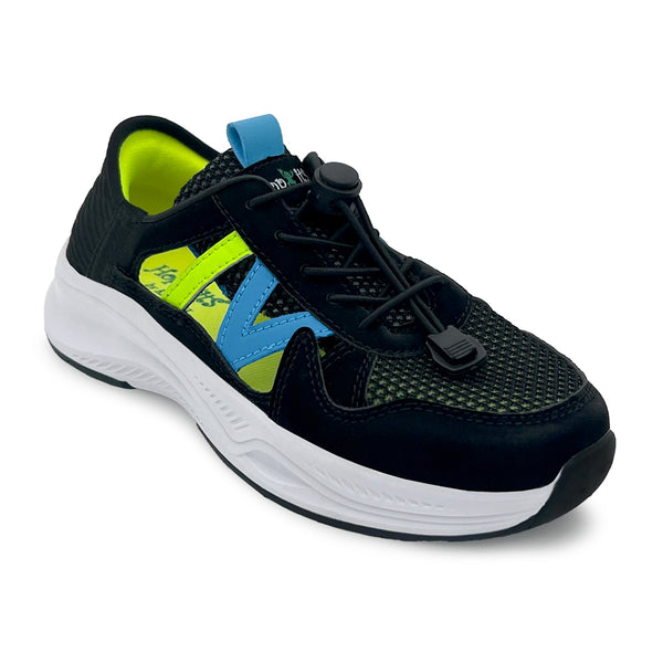 FlexTrek Toggle Clasp Closure Sneaker Shoes-Black alternate