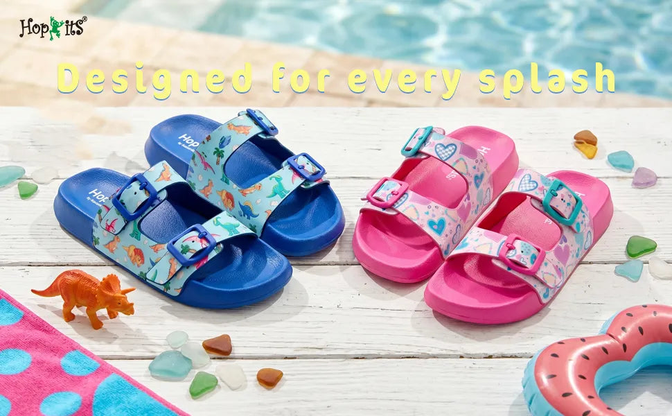 Splash-Steps Boys Royal Blue Space Waterproof Sandals