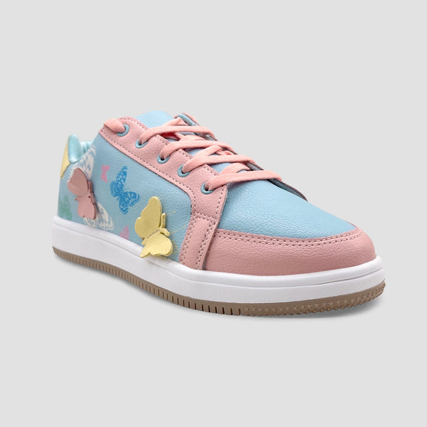 Aero Kicks Kids Pastel Colour-Block Sneakers