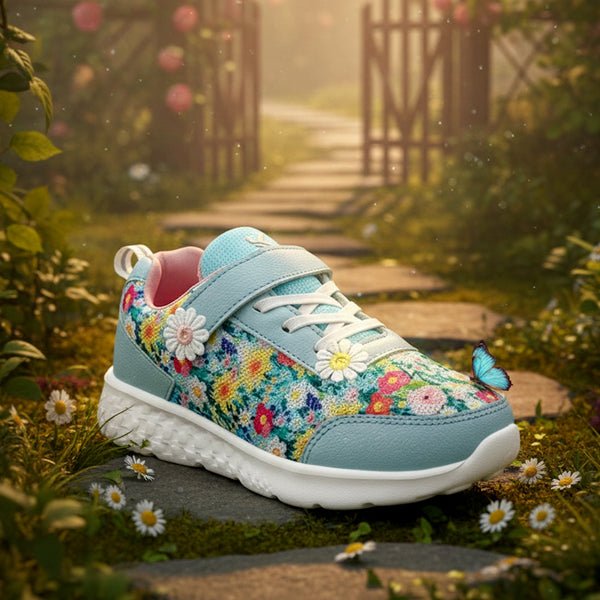 Surge - Blue Floral Printed Sneaker