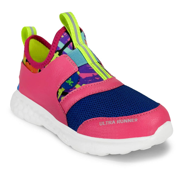 Ultra Runner Girls Pink Graffiti Sneakers alternate