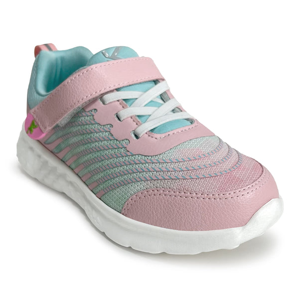 Surge Kids Peach & Blue Sneakers alternate