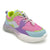 Splash Kicks Pink Neon Green Sneakers With Snap-Lock - Hopits