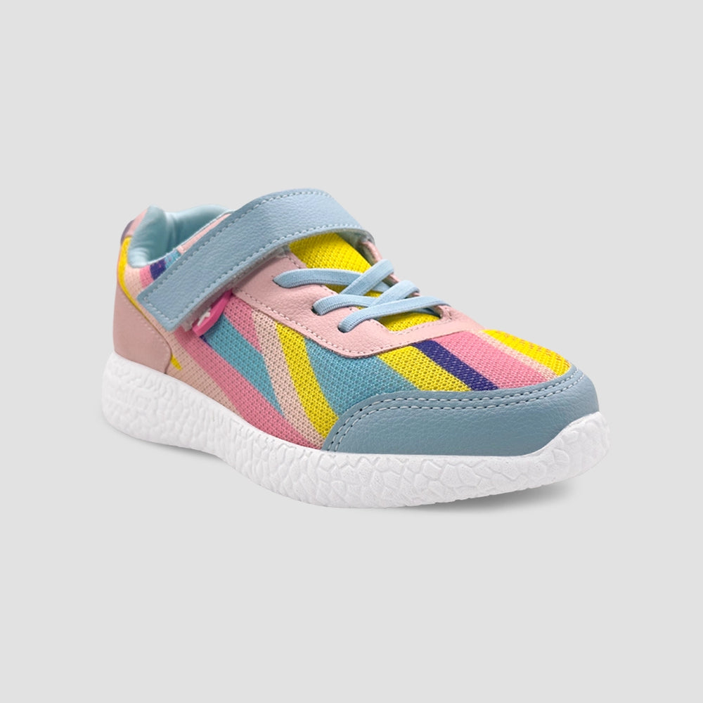 Surge- Peach Abstract - Sports Shoes - Hopits