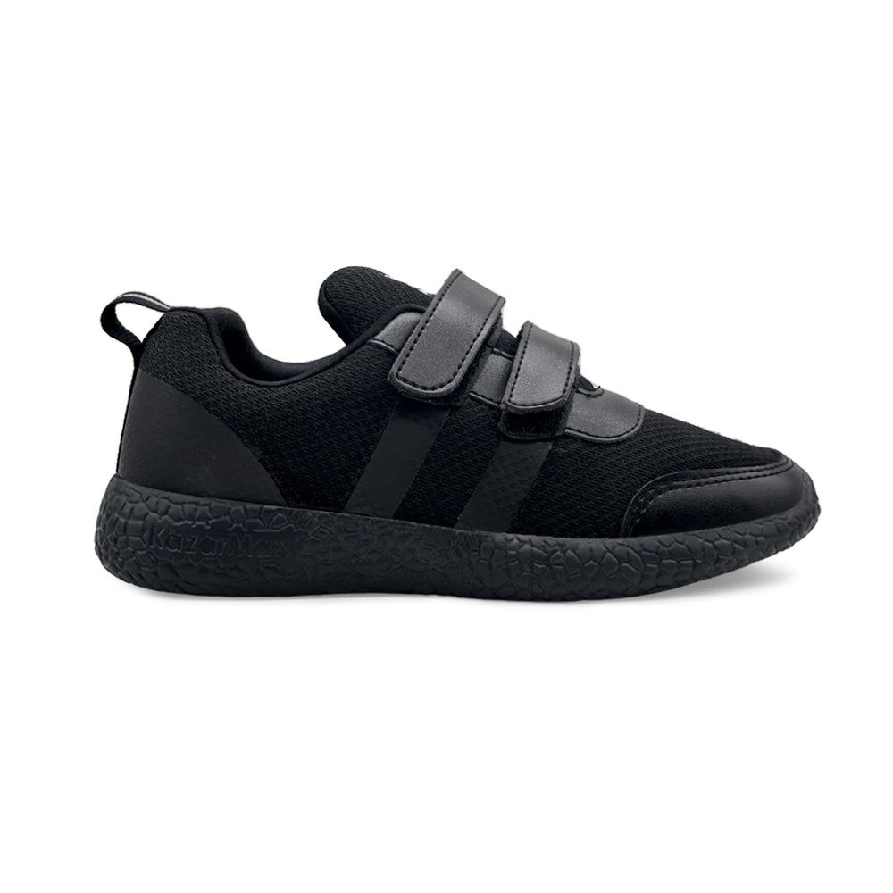 Skudo - Black School Shoes - Dual Straps - Hopits
