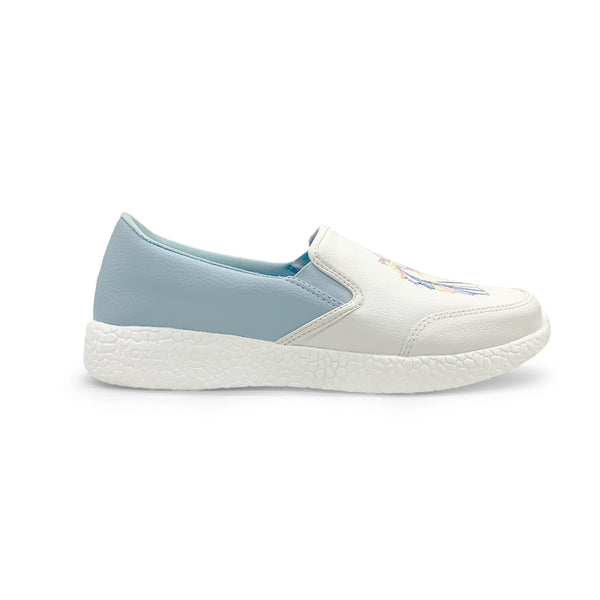 Explorer Girls Blue Unicorn Dreams Loafers alternate