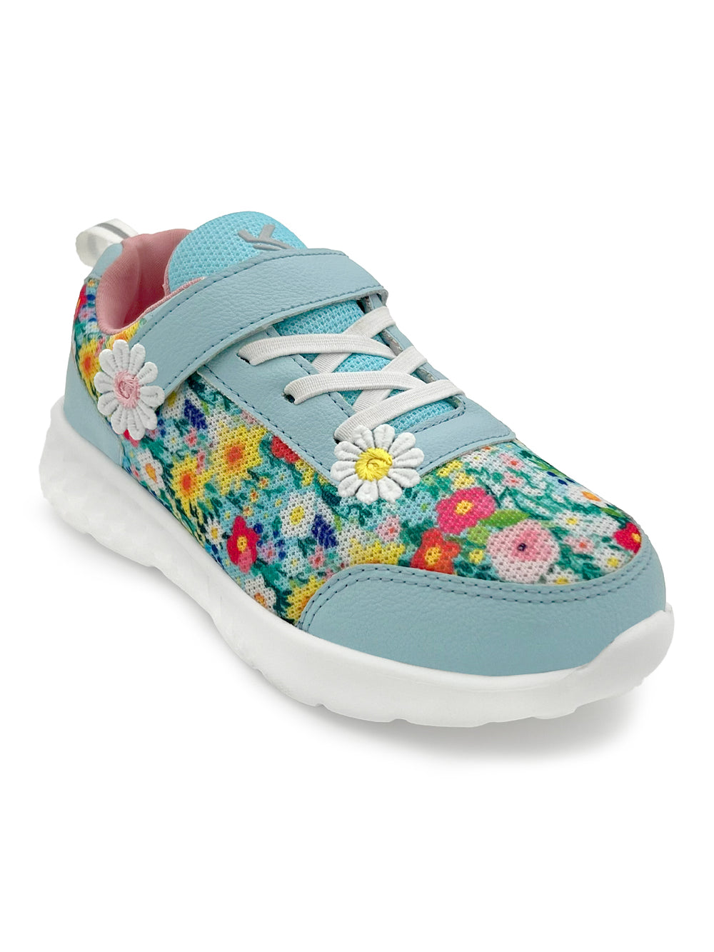 Surge - Blue Floral Printed Sneaker - Hopits