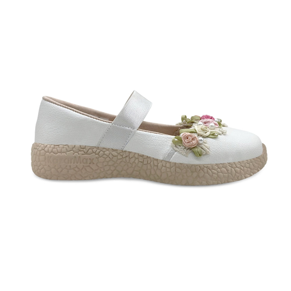 Trotter - Gardenia White Floral - Ballerinas - Hopits