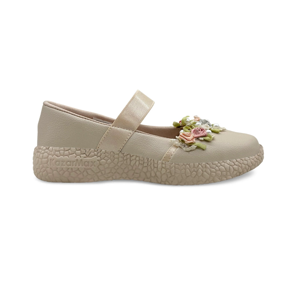 Trotter - Gardenia Beige Floral - Ballerinas - Hopits