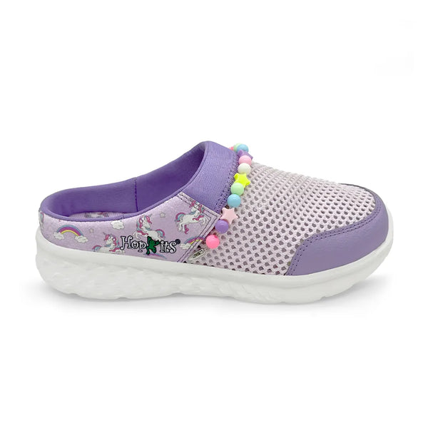Summer Breeze Girls Lavender Slip-On Mules alternate