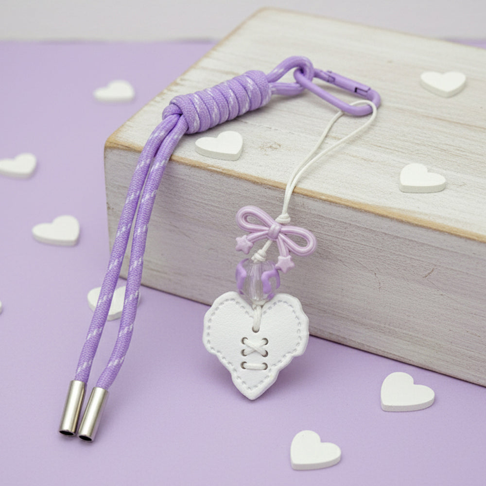 Hook'd Girls Purple Heart Charm