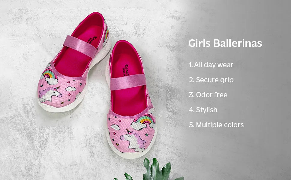 Trotter Girls Lavender Ballerinas
