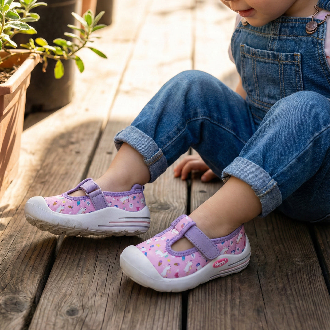 EasyFlex Tots Pink with Unicorn Print - Hopits