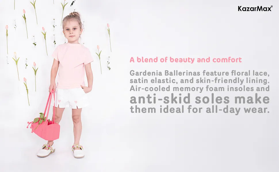 Gardenia Baby Girls Cherry Red Ballerinas