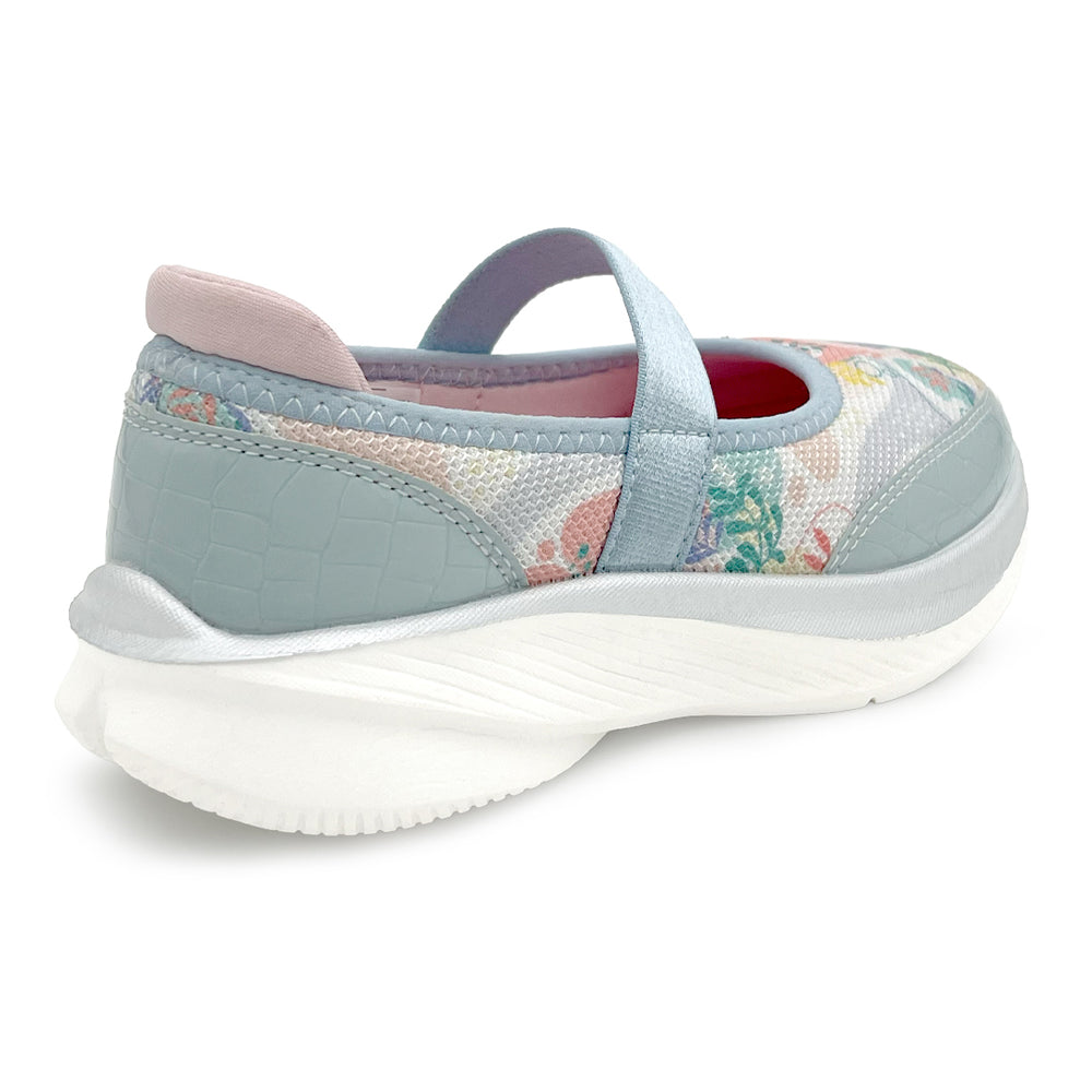 Mary Jane Girls Sea Green Floral Sporty Ballerina Shoes Hopits