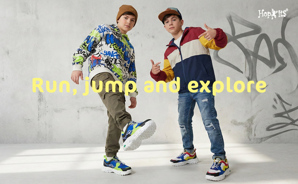 Splash Kicks Boys Brown Snap-Lock Sneakers