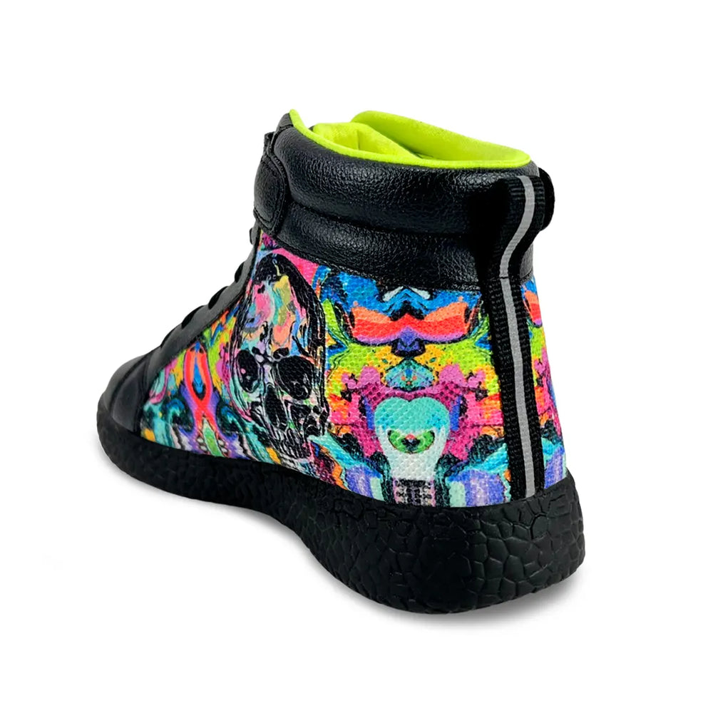 Rise - Black Doom Graffiti Sneakers - Hopits