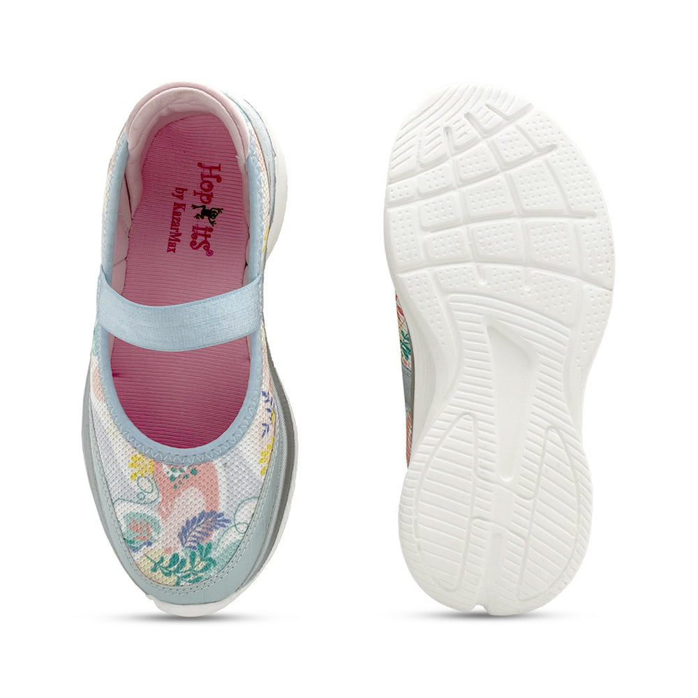 Mary Jane Girls Sea Green Floral Sporty Ballerina Shoes Hopits