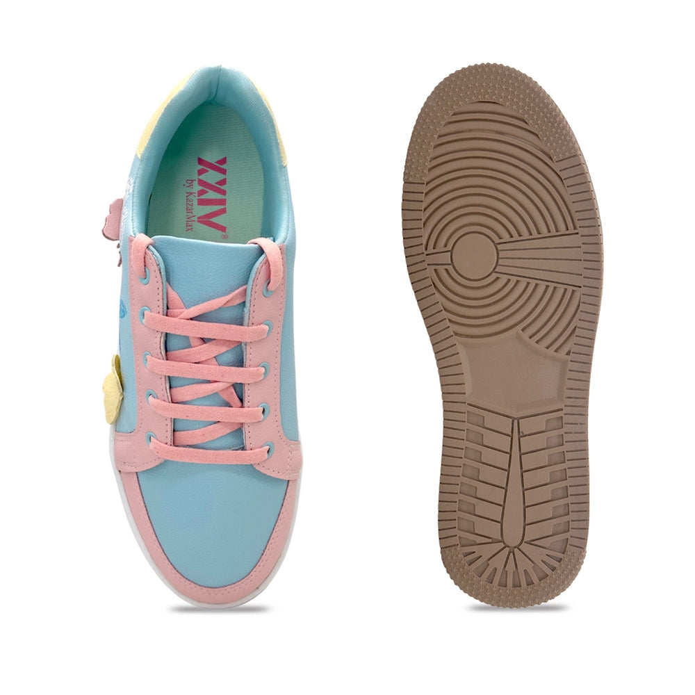 Aero kicks - Pastel Colour-block Sneakers - Hopits