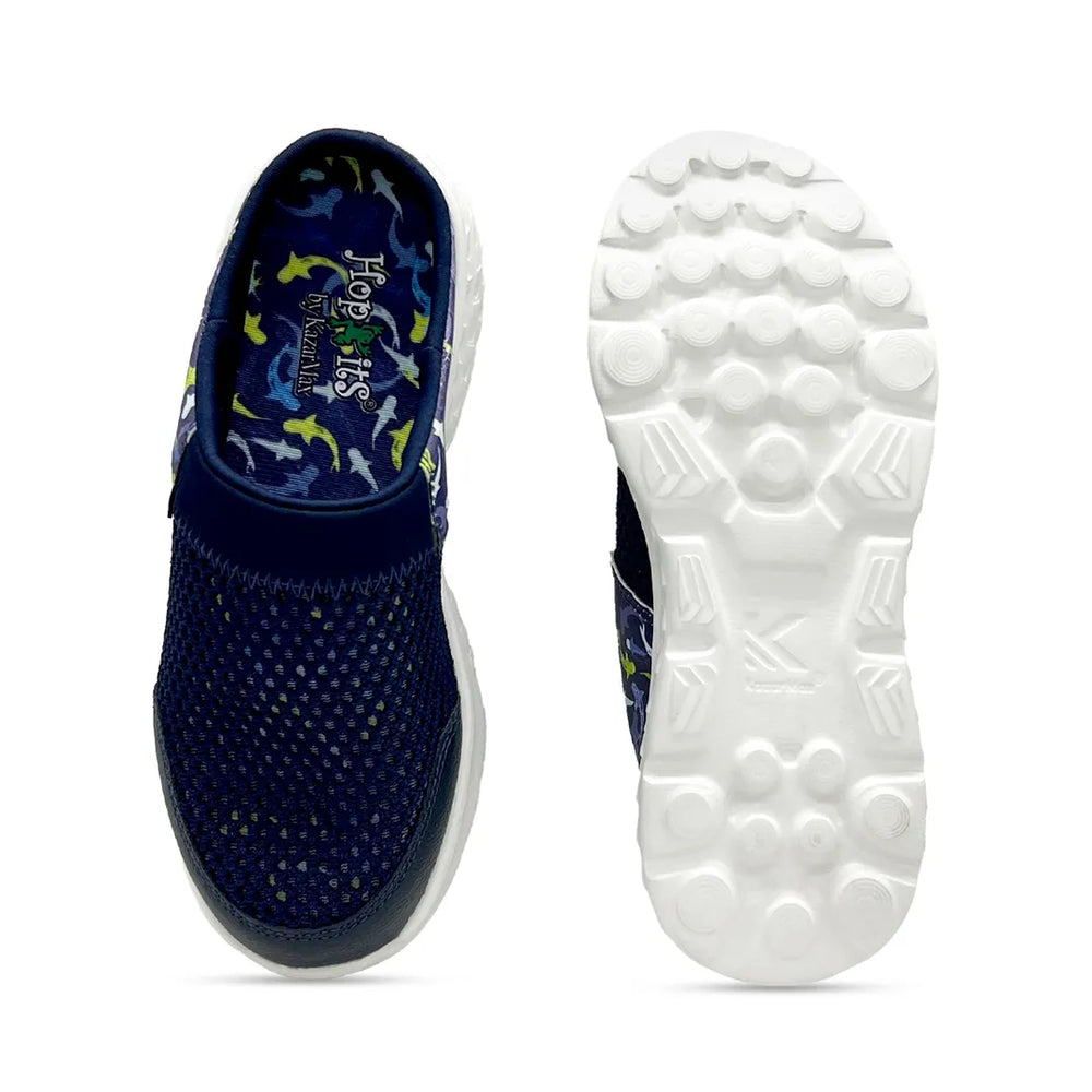 Summer Breeze Boys Navy Slip-On Mule - Hopits