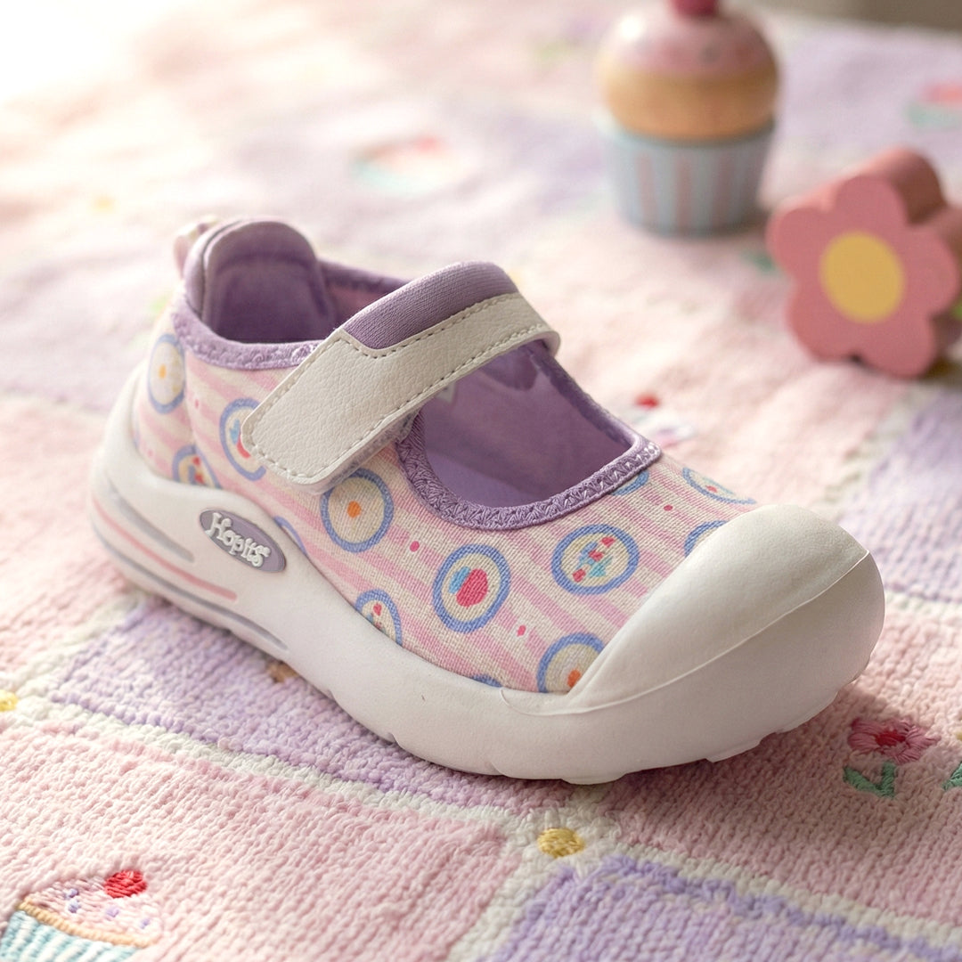 EasyFlex Mary Janes Pink Strawberry Print Ballet Flat - Hopits
