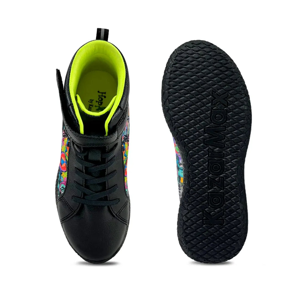 Rise - Black Doom Graffiti Sneakers - Hopits