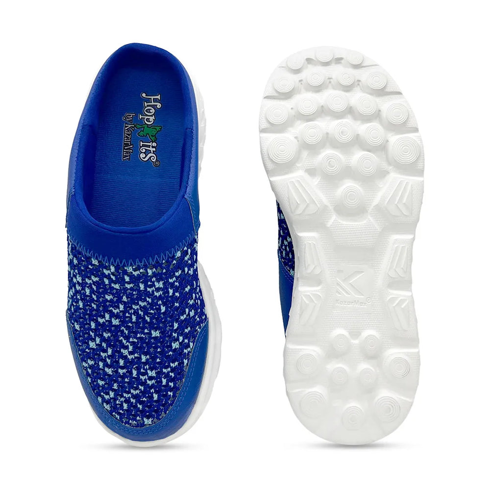 Summer Breeze Boys Cotton Candy Blue Slip-On Mule - Hopits