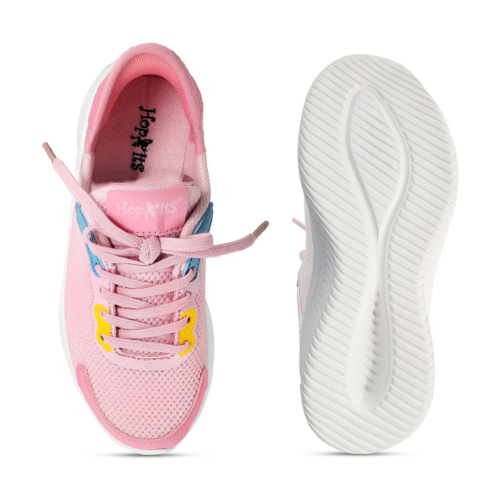 Easy-On Girls Light Pink  Sneakers - Hopits