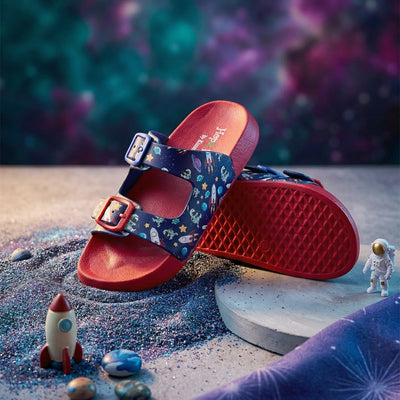 Splash-Steps Boys Royal Blue Space Waterproof Sandals