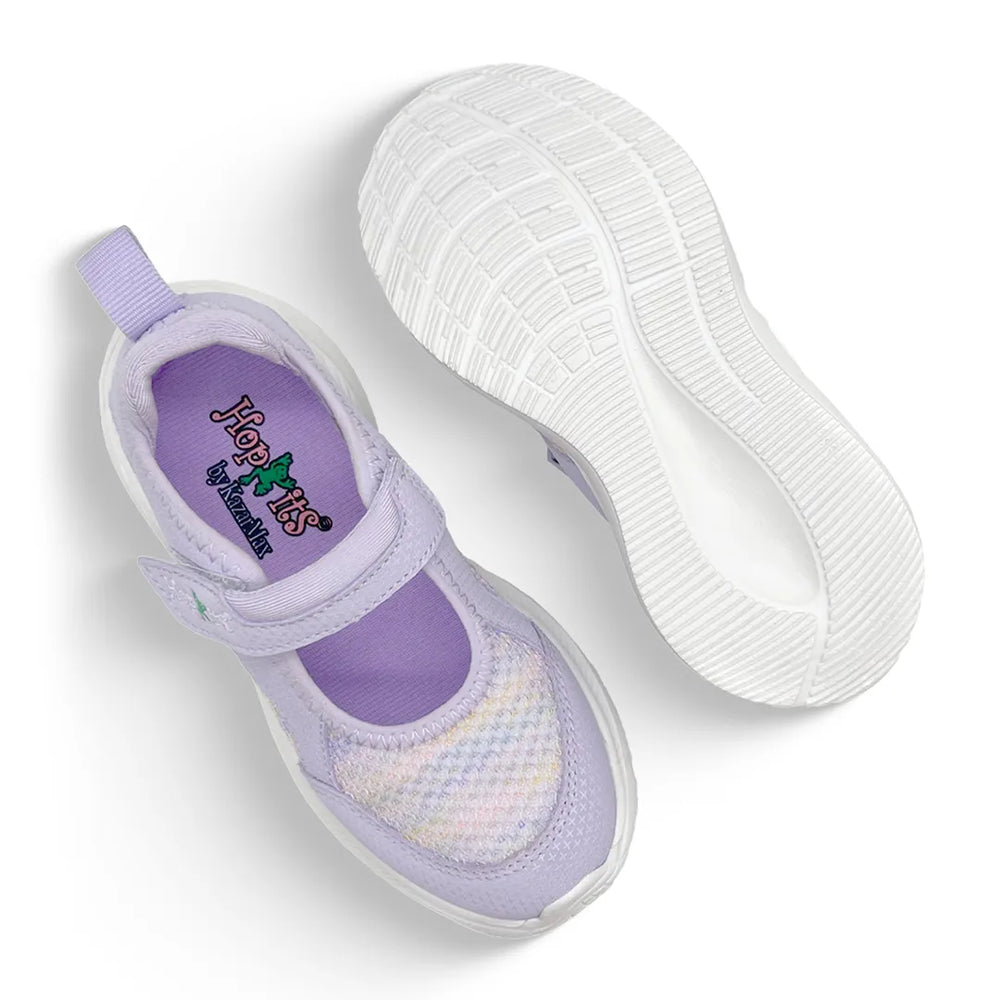 Mary Jane - Girls Purple Sporty Ballerina - Hopits