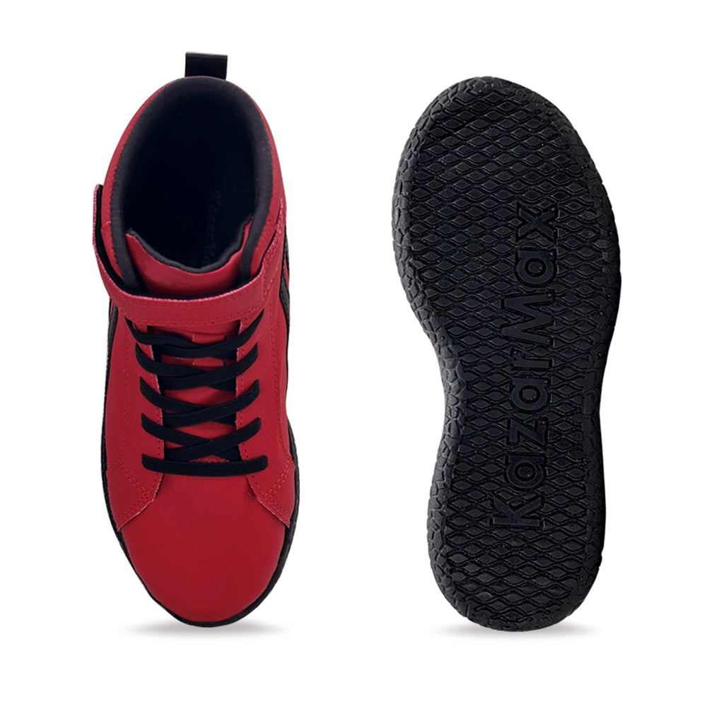 Rise - Red Alert High Top Sneakers - Hopits