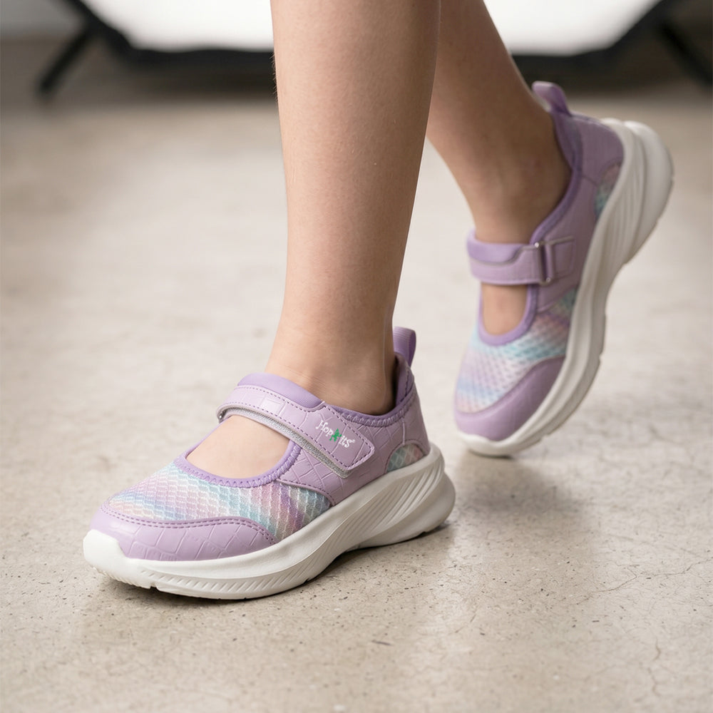 Mary Jane Girls Lavender Sporty Ballerinas