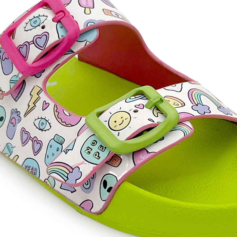 Splash-Steps Multi Pop-Art Printed Waterproof Sandal - Hopits