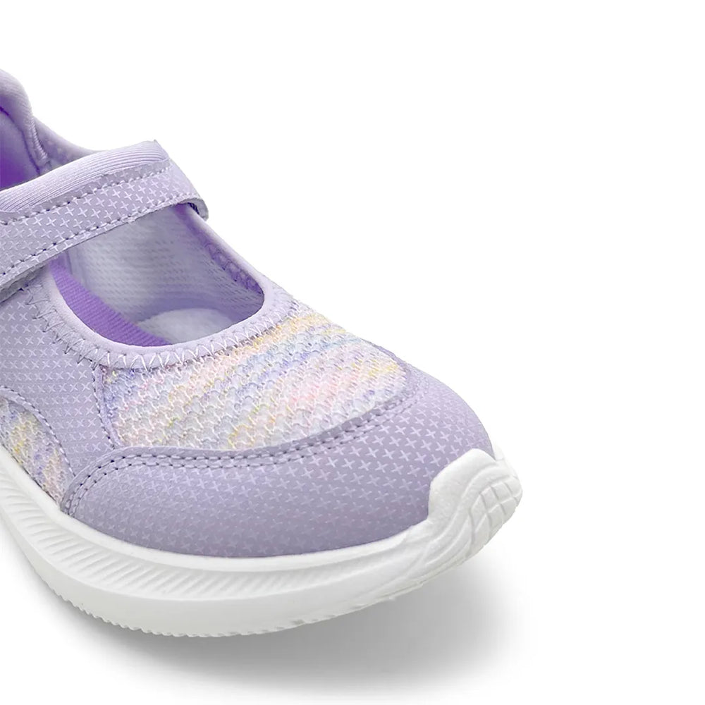 Mary Jane - Girls Purple Sporty Ballerina - Hopits