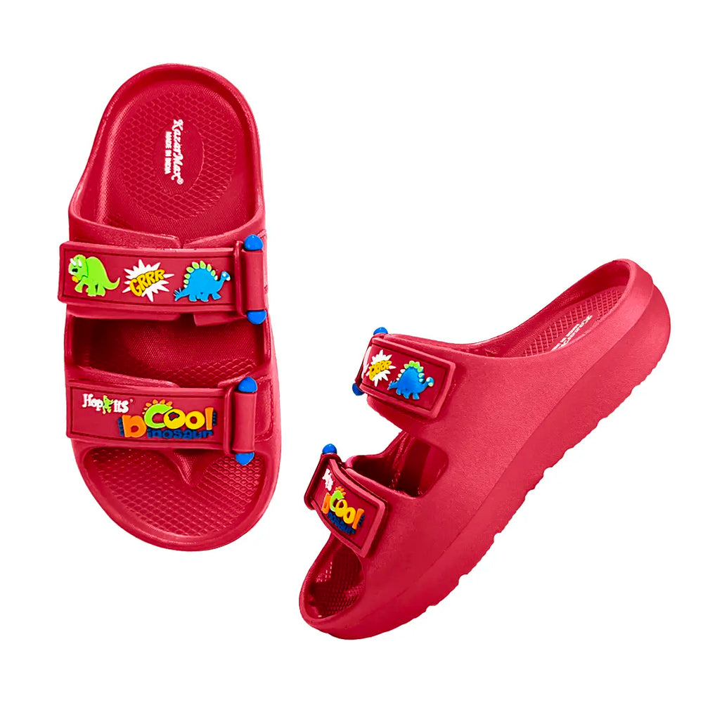 Evolve- Boys Red Dino Water Proof Sandal - Hopits