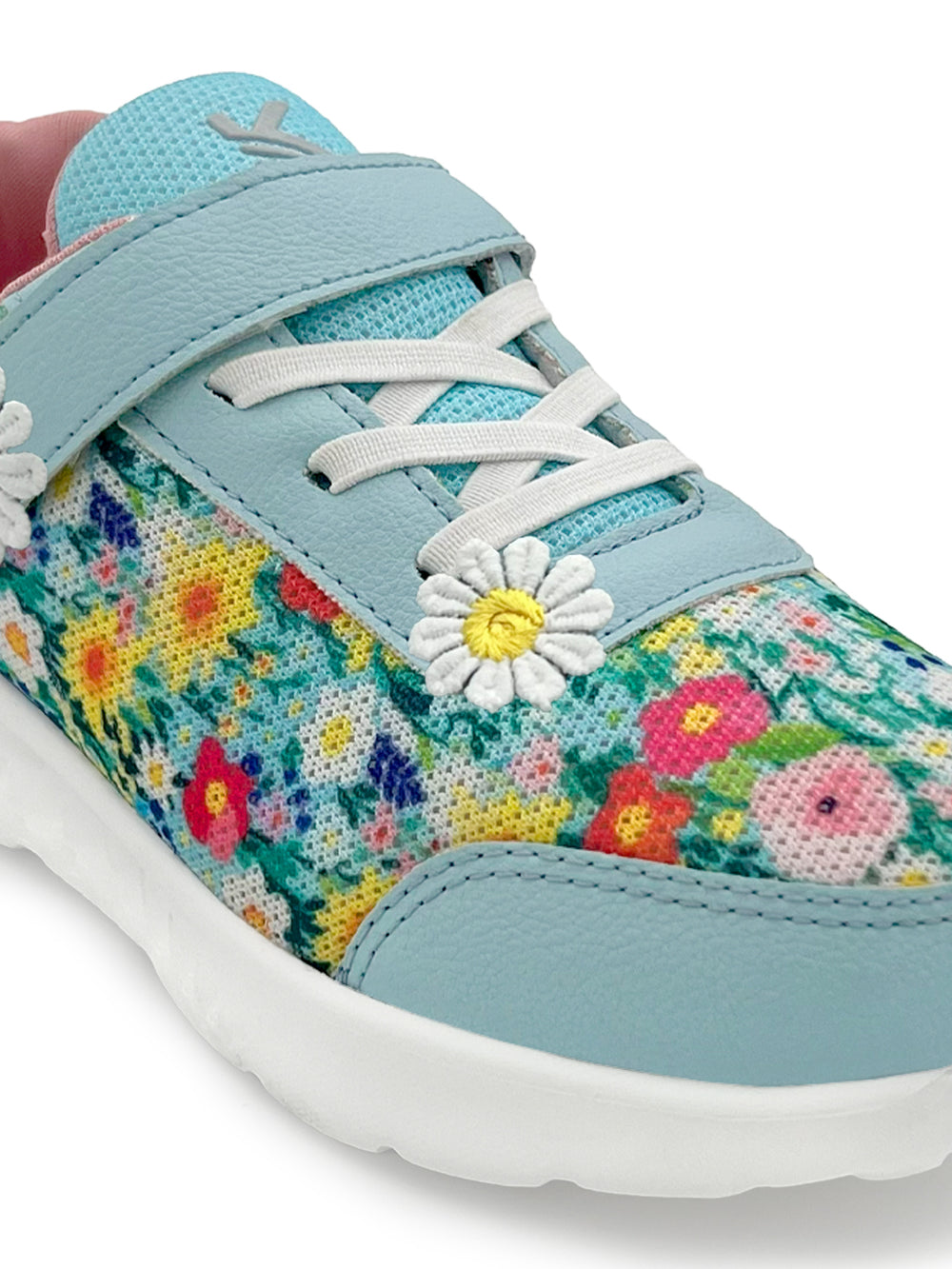 Surge - Blue Floral Printed Sneaker - Hopits