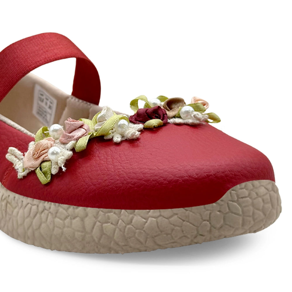 Trotter - Gardenia Red Floral - Ballerinas - Hopits