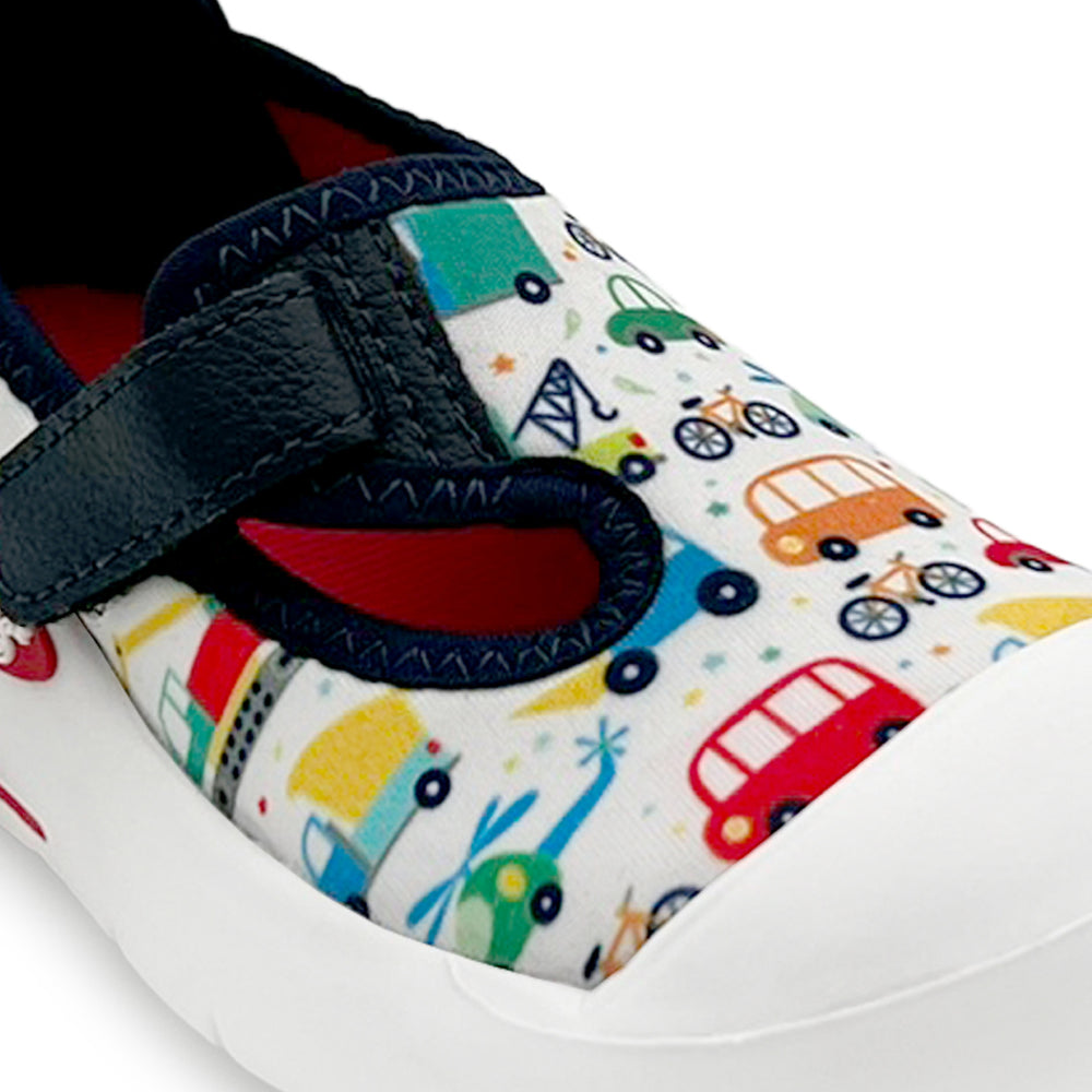 EasyFlex Tots Multi Colourful Vehicle Print - Hopits