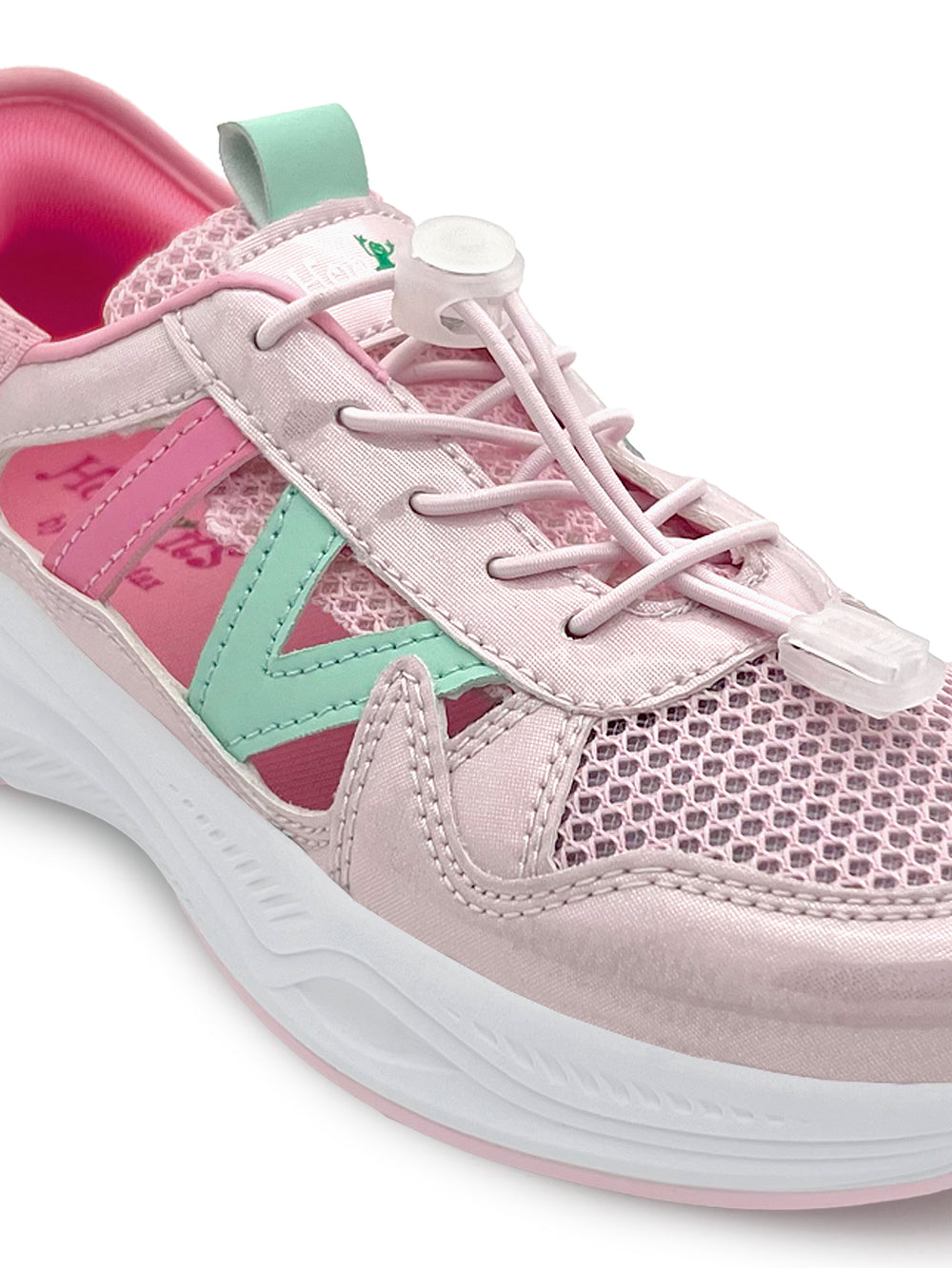 FlexTrek Toggle Clasp Closure Sneaker Shoes-Pink - Hopits