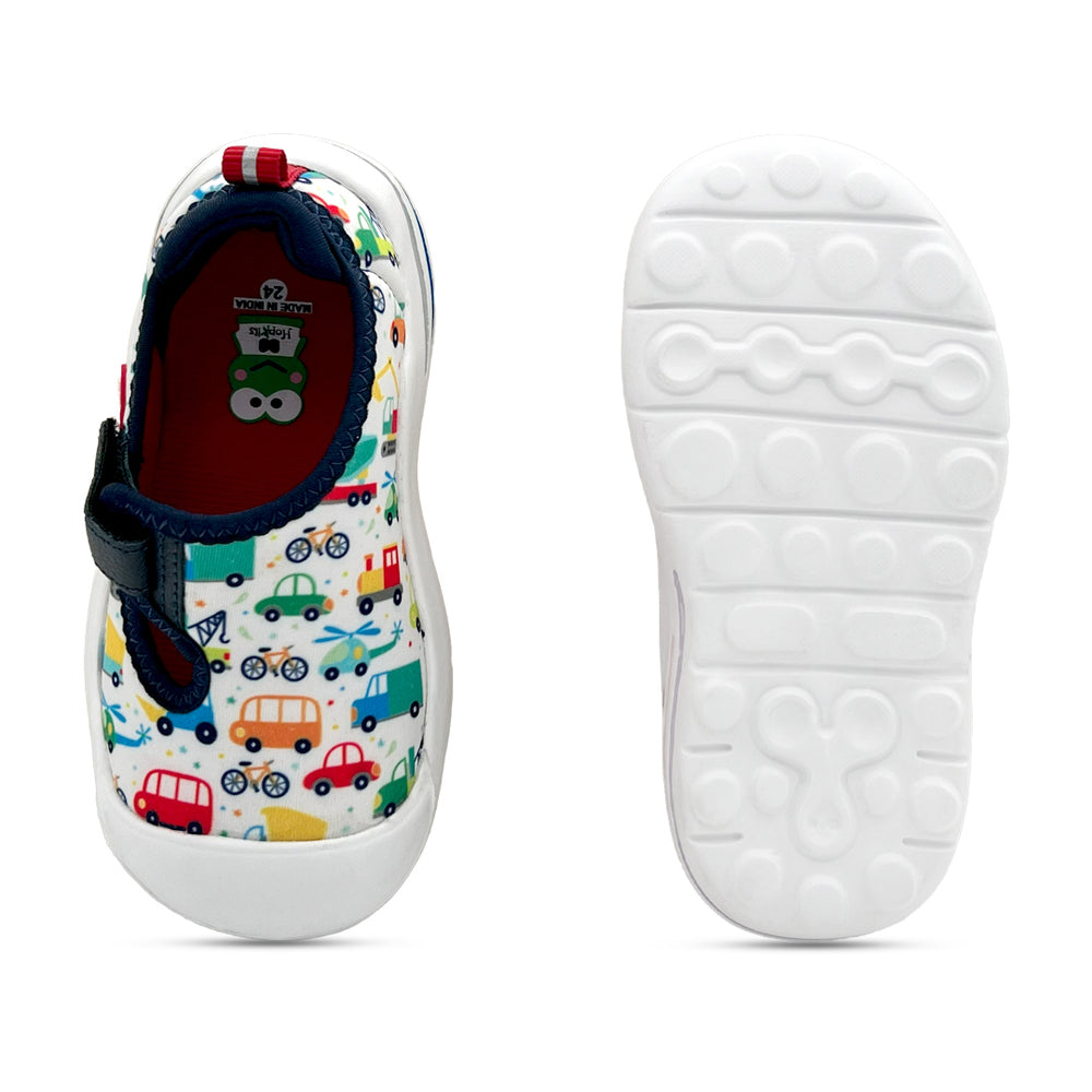 EasyFlex Tots Multi Colourful Vehicle Print - Hopits