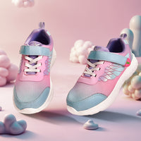 Surge Girls Blue & Pink Sneakers