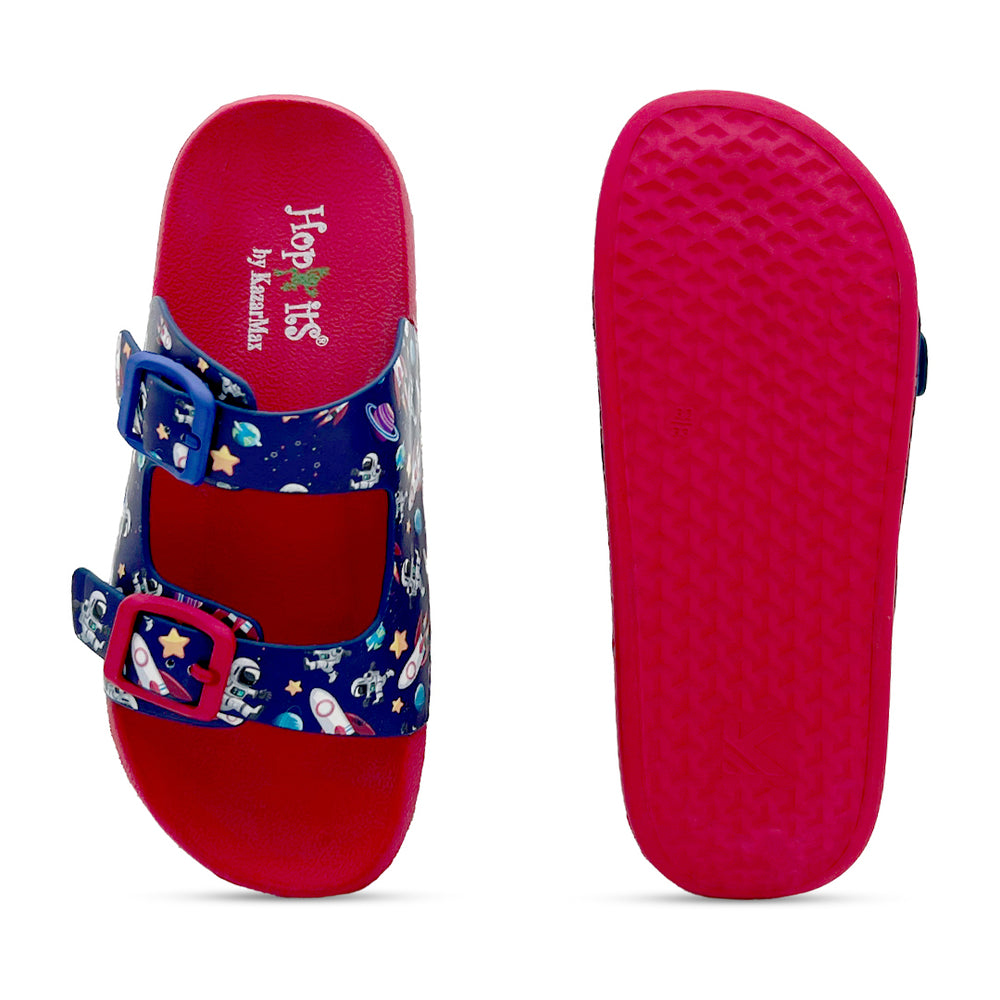Splash-Steps Royal Blue Space Printed Waterproof Sandal - Hopits