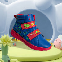 Rise Boys Multicolour Dino High-Top Sneakers