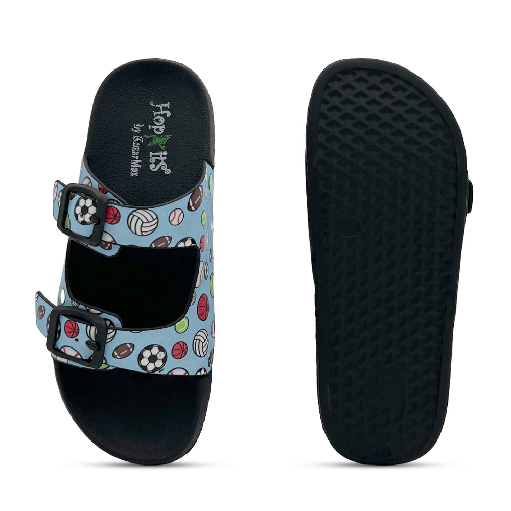 Splash-Steps Blue Balls Printed Waterproof Sandal - Hopits